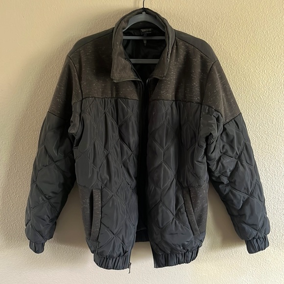 Original Deluxe [L] Puff Jacket, Dark Sage Green - Picture 1 of 4